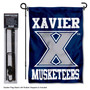 Xavier Musketeers Wordmark Garden Flag and Pole Stand