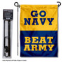 Navy Beat Army Garden Flag and Stand