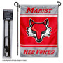 Marist Red Foxes Garden Flag and Pole Stand Holder