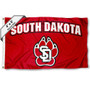 South Dakota Coyotes Large 4x6 Flag