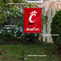 Cincinnati Bearcats Red Garden Flag and Pole Stand
