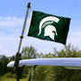 Michigan State University Golf Cart Flag Pole and Holder Mount