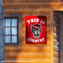 NC State This is Wolfpack Country House Flag