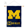 Michigan Wolverines Banner with Suction Cup