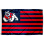 Fresno State Bulldogs Stripes Flag