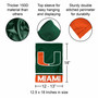 Miami Canes Window and Wall Banner