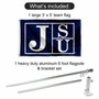Jackson State Tigers Flag Pole and Bracket Kit
