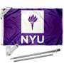 New York Violets Flag Pole and Bracket Kit