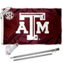 Texas A&M Aggies SEC Flag Pole and Bracket Kit