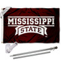 Mississippi State Bulldogs Flag Pole and Bracket Kit