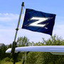 Akron Zips Boat and Mini Flag