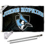 Johns Hopkins Blue Jays Flag Pole and Bracket Kit