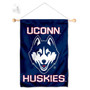 Connecticut Huskies Banner with Suction Cup