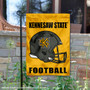 Kennesaw State Owls Helmet Yard Garden Flag