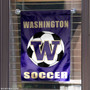 UW Huskies Soccer Yard Flag