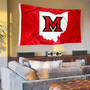 Miami Redhawks Banner Flag with Tack Wall Pads