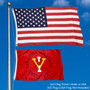 Virginia Military Keydets Small 2x3 Flag