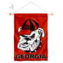 Georgia Bulldogs Banner with Suction Cup Hanger