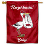 University of Arkansas New Baby Flag