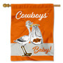 Oklahoma State Cowboys New Baby Flag