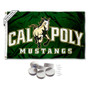 Cal Poly Mustangs Banner Flag with Tack Wall Pads