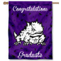 Texas Christian Horned Frogs Congratulations Graduate Flag