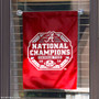 Alabama Crimson Tide National Champs Official Logo Double Sided Garden Flag