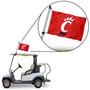 Cincinnati Bearcats Golf Cart Flag Pole and Holder Mount