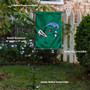 Tulane Green Wave Angry Wave Garden Flag and Pole Stand Mount