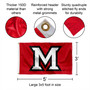 Miami Redhawks M Logo Flag Pole and Bracket Kit