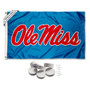 Ole Miss Banner Flag with Tack Wall Pads