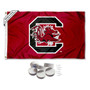 South Carolina Gamecocks Banner Flag with Tack Wall Pads