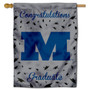 Millikin Big Blue Congratulations Graduate Flag