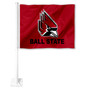 Ball State Cardinals Logo Car Flag