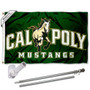 Cal Poly Mustangs Flag Pole and Bracket Kit