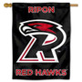 Ripon College Red Hawks Logo Double Sided House Flag