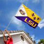 Louisiana State LSU Tigers Banner Flag with Tack Wall Pads