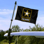US Army Star Golf Cart Flag Pole and Holder Mount