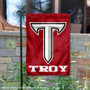 Troy Trojans Power T Logo Garden Flag