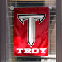 Troy Trojans Power T Logo Garden Flag