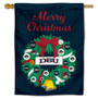 DBU Patriots Happy Holidays Banner Flag