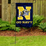 Navy Midshipmen Logo Garden Flag and Pole Stand