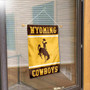Wyoming Cowboys Window and Wall Banner