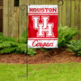 UH Cougars Logo Garden Flag and Pole Stand