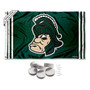Michigan State Spartans Banner Flag with Wall Tack Pads
