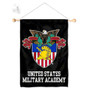 Army Black Knights Banner with Suction Cup