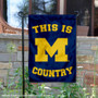 University of Michigan Country Garden Flag