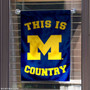 University of Michigan Country Garden Flag