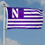 Northwestern Wildcats Stripes Flag
