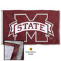 Mississippi State Bulldogs Nylon Embroidered Flag